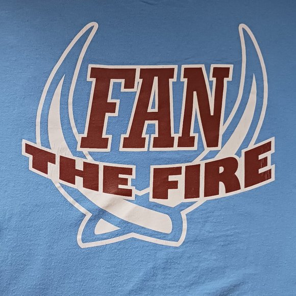 T Shirt Tufts University Fan The Fire Student Athletic Advisory Committee Size L - Picture 1 of 5